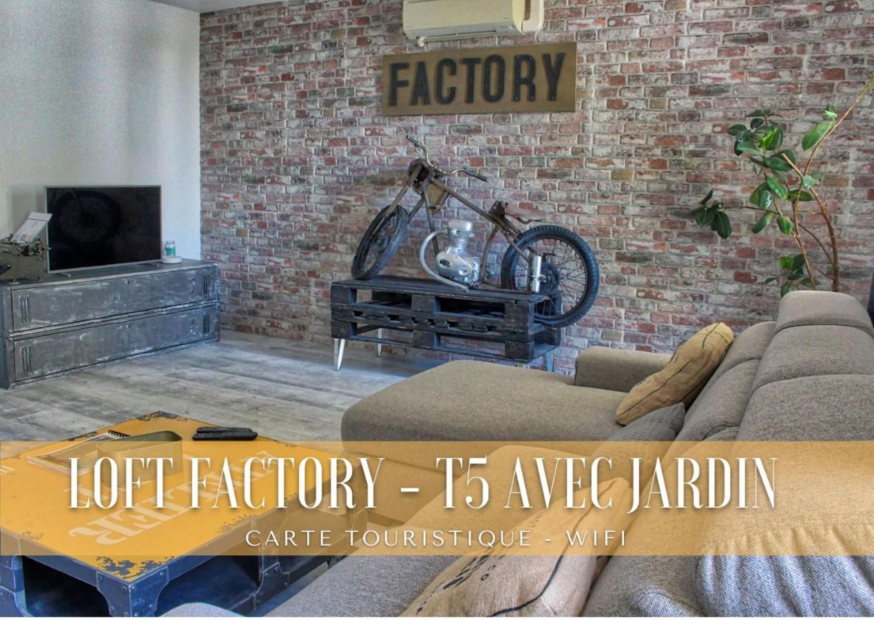 The Loft Factory 4 Chambres Vue Garonne + Jardin Lormont Exterior photo